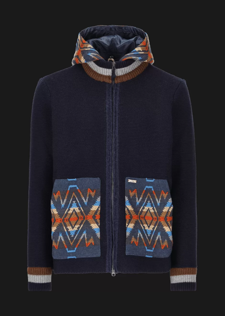 Strickjacke Mit Kapuze Lutor>Luis Trenker Cheap