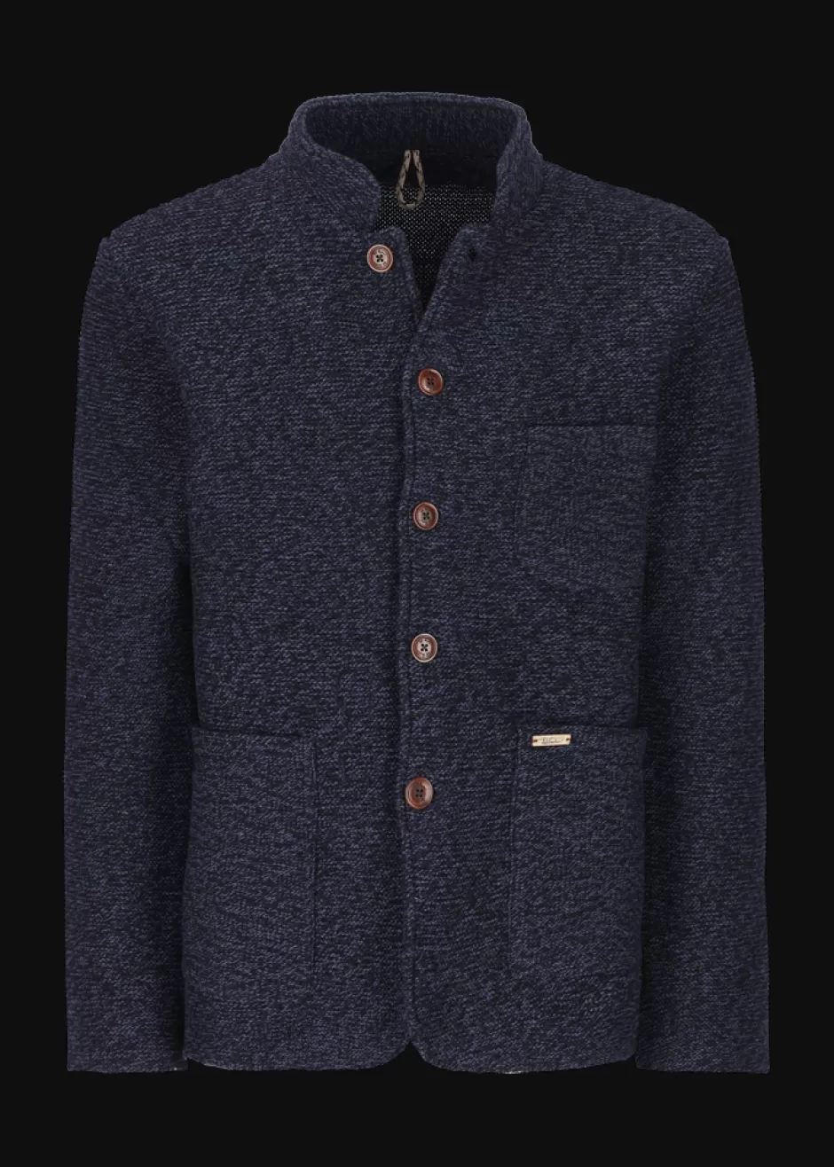 Strickjacke Mit Stehkragen Luwainer>Luis Trenker Cheap