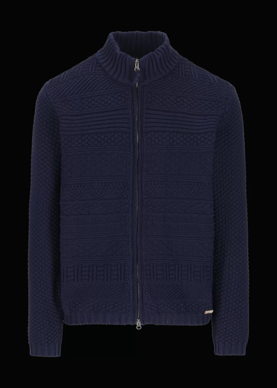 Strickjacke Mit Stehkragen Luwall>Luis Trenker Fashion
