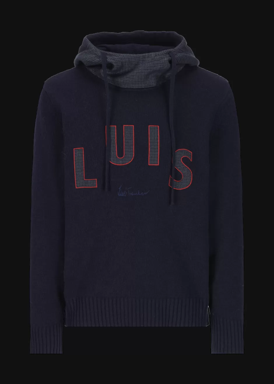Strickpullover Mit Kapuze Luwilfried>Luis Trenker Cheap