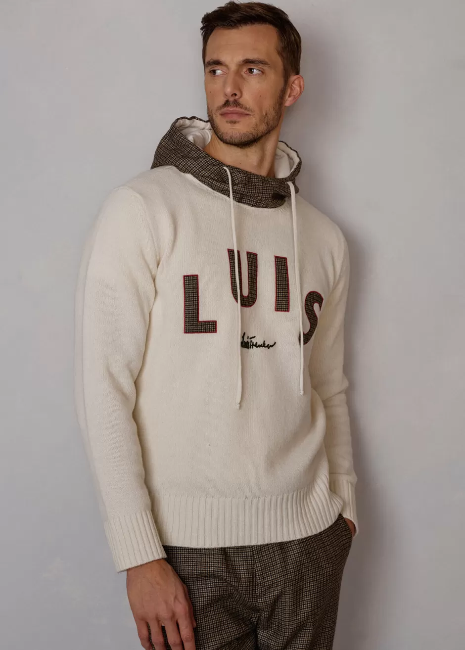 Strickpullover Mit Kapuze Luwilfried>Luis Trenker Shop