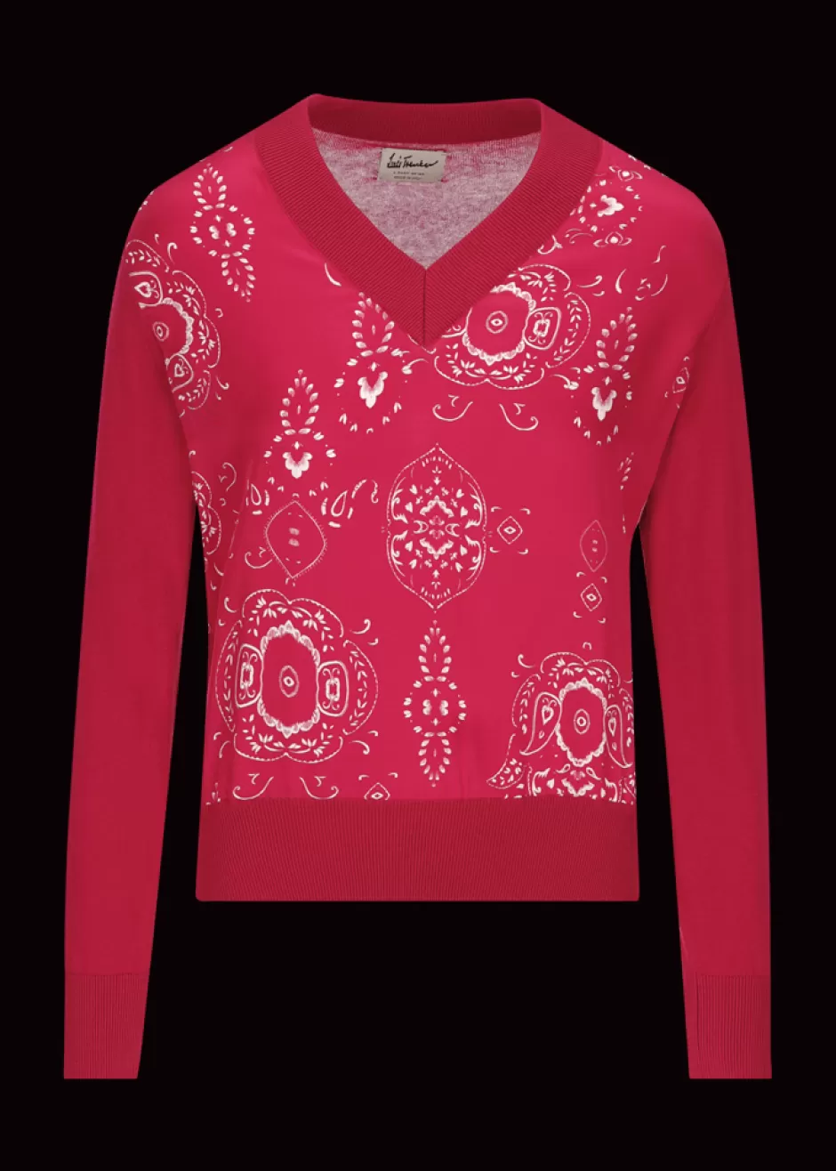 Strickpullover Mit V-Ausschnitt Lualina>Luis Trenker Best