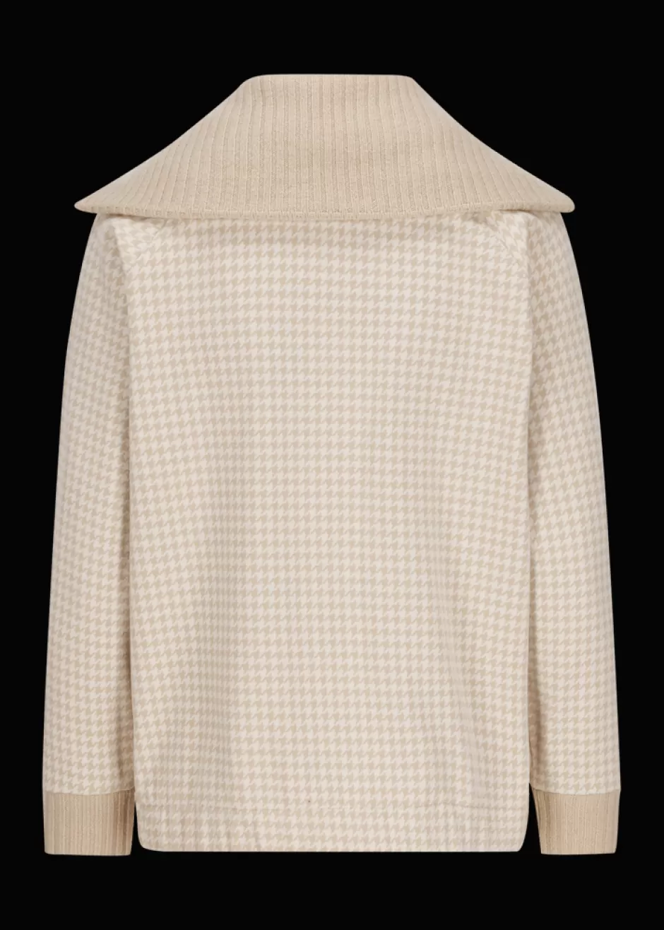 Sweatshirt Mit Hahnentrittmuster Luamelie>Luis Trenker Fashion