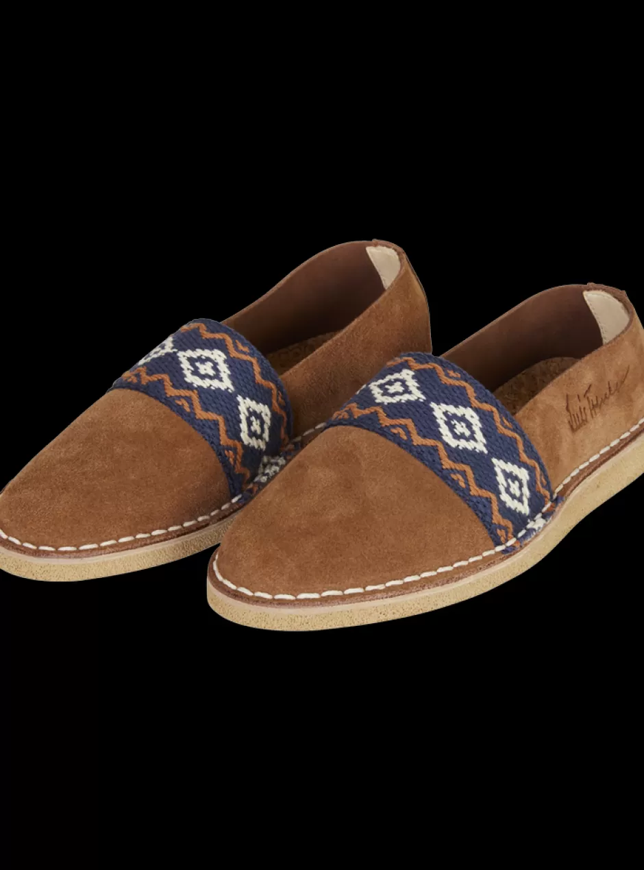 Tabakfarbene Wildleder-Espadrilles Ludrespa>Luis Trenker Online