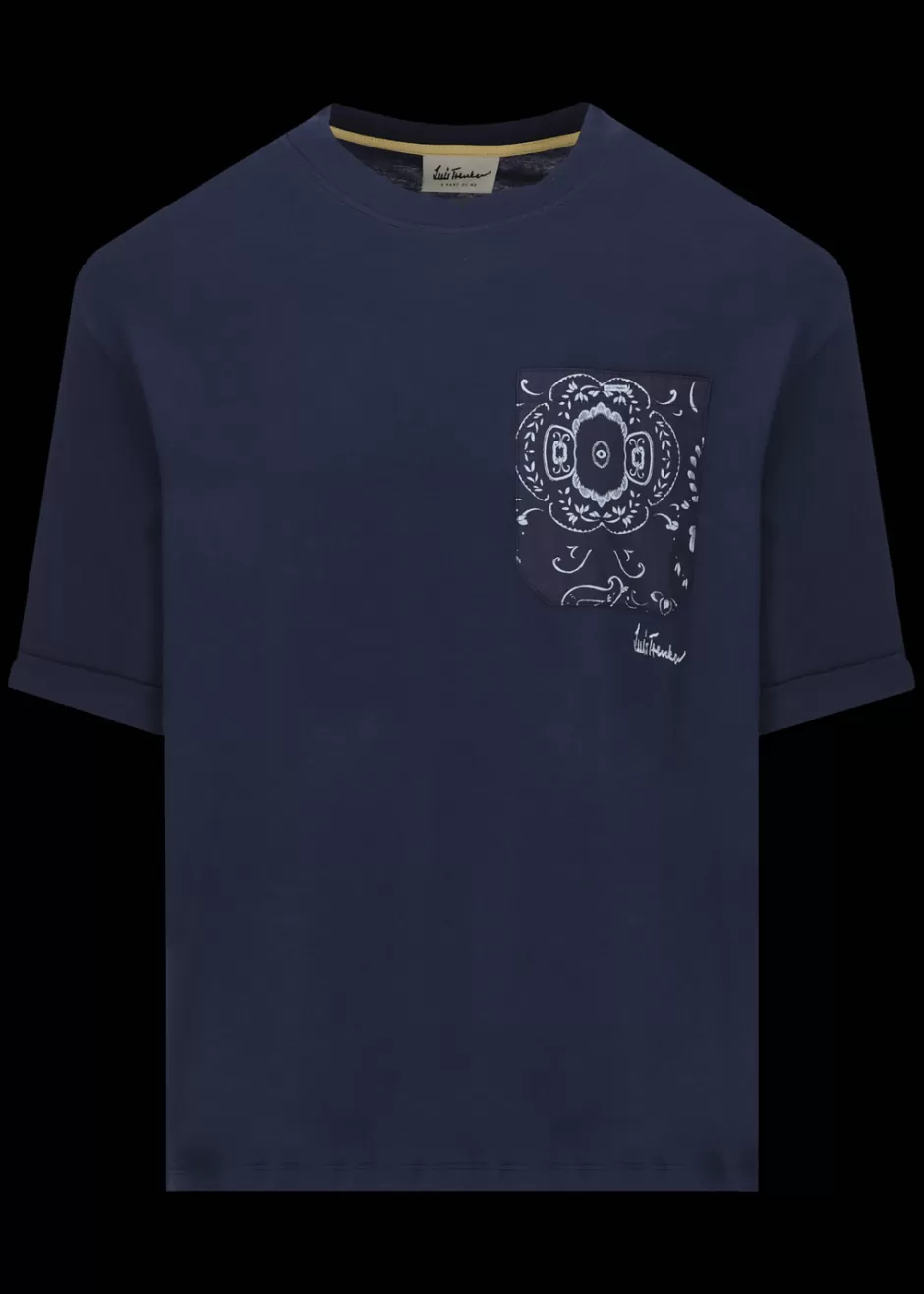 T-Shirt Mit Bedruckter Brusttasche Lutapp>Luis Trenker Cheap