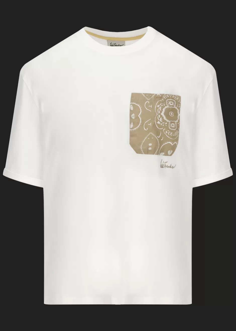 T-Shirt Mit Bedruckter Brusttasche Lutapp>Luis Trenker Best