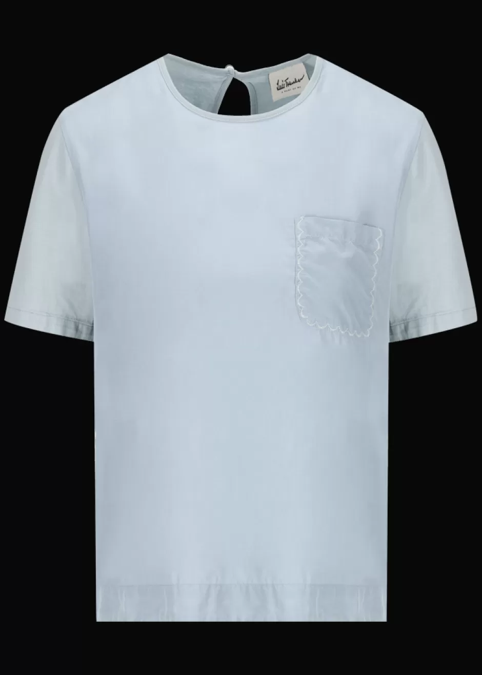 T-Shirt Mit Bestickter Brusttasche Lutanja>Luis Trenker Store