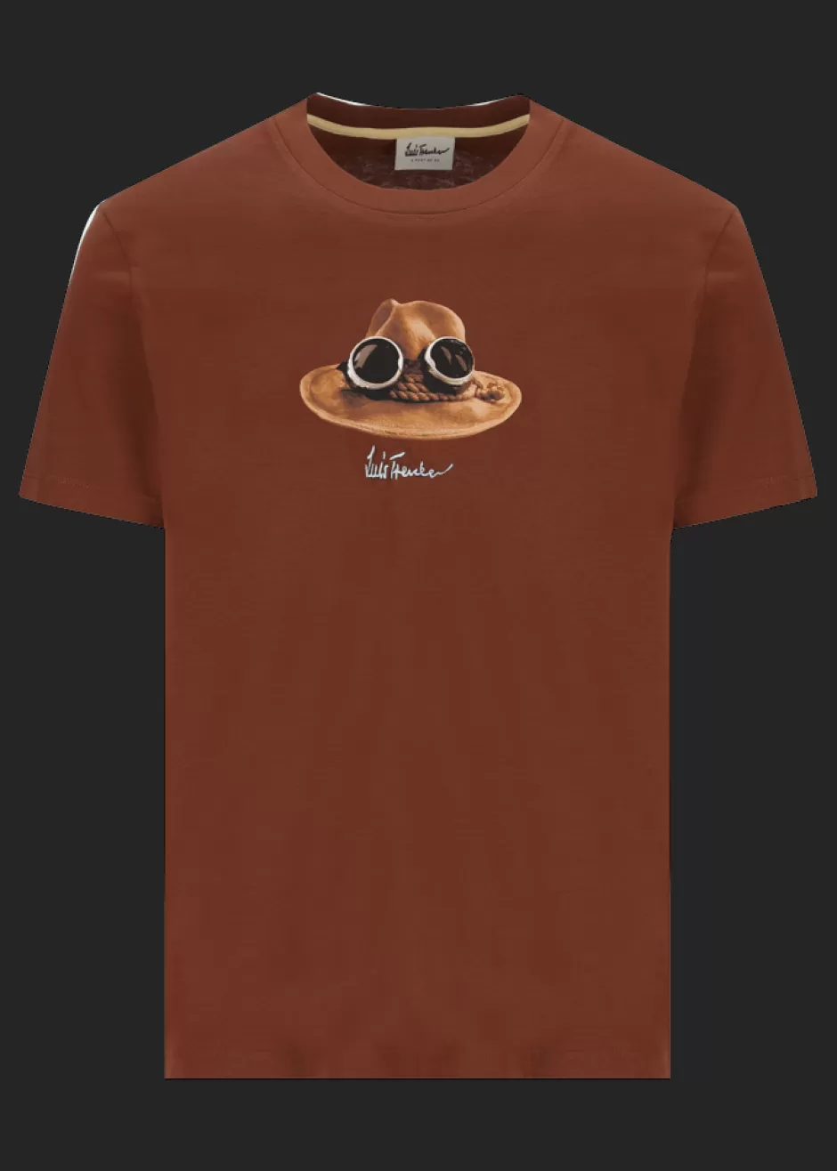 T-Shirt Mit Charakteristischer Grafik Der Hut>Luis Trenker Sale