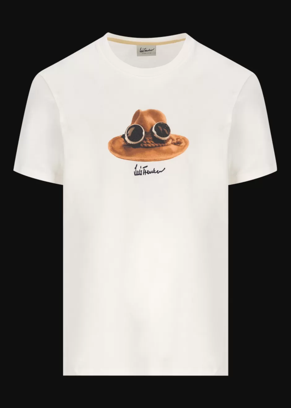 T-Shirt Mit Charakteristischer Grafik Der Hut>Luis Trenker Cheap