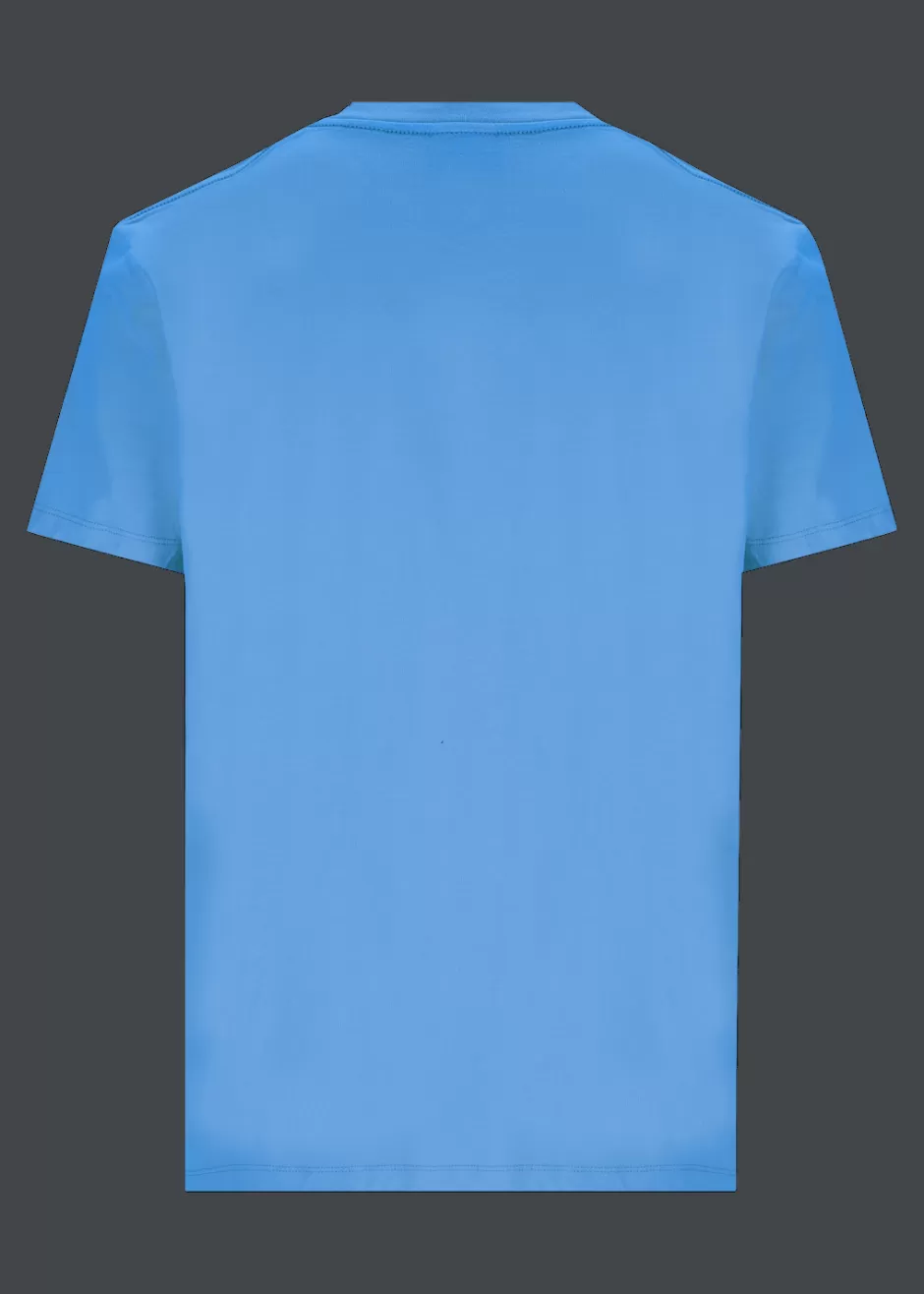 T-Shirt Mit Gesticktem Slogan Viva La Vida>Luis Trenker Fashion