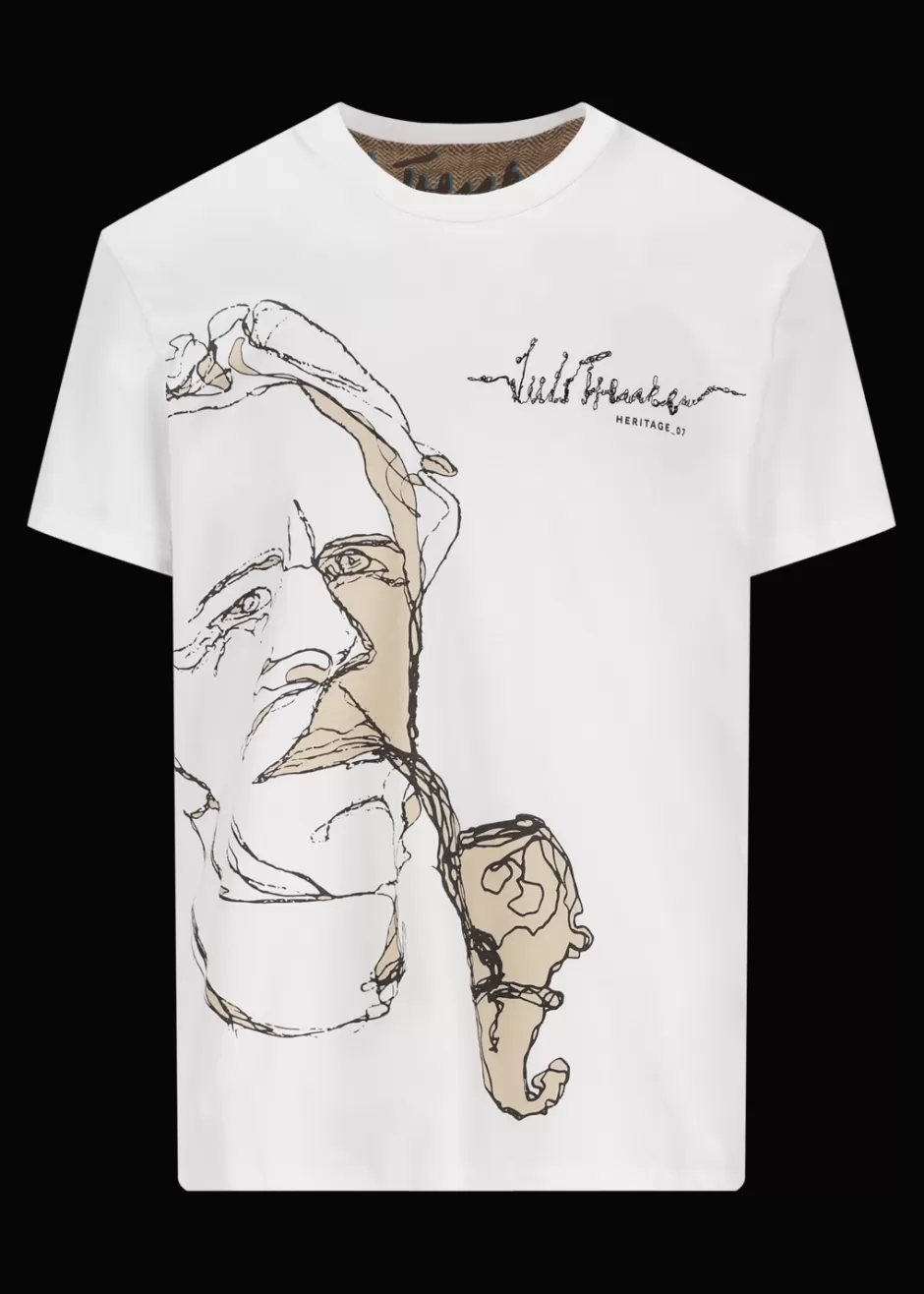 T-Shirt Mit Heritage-Motiv Luluis>Luis Trenker Cheap
