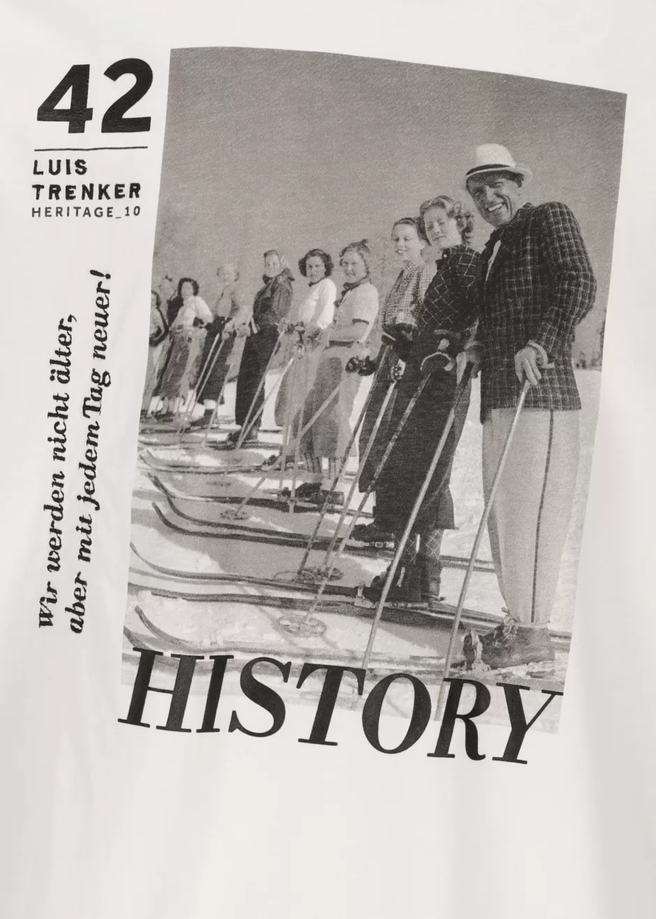 T-Shirt Mit Heritage-Motiv Luluis>Luis Trenker Flash Sale