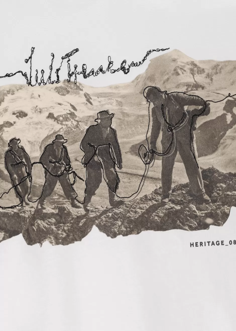 T-Shirt Mit Heritage-Motiv Luluis>Luis Trenker Store