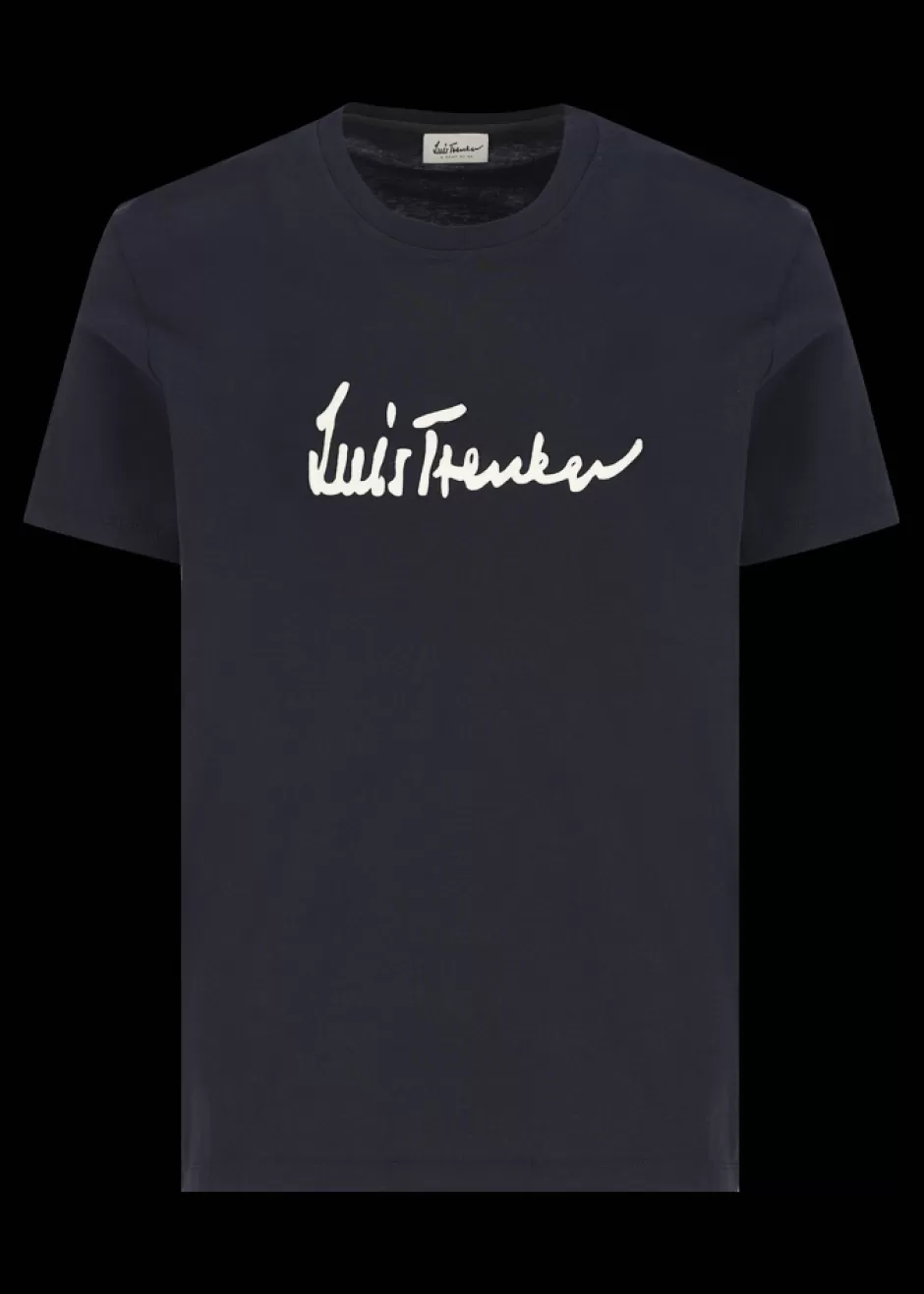T-Shirt Mit Logo-Schriftzug Luigino>Luis Trenker Cheap