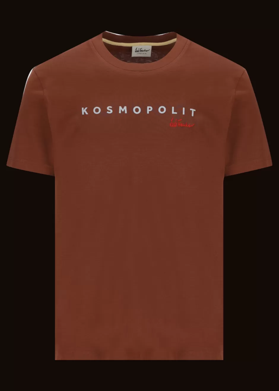 T-Shirt Mit Logostickerei Und Print Kosmopolit>Luis Trenker Best