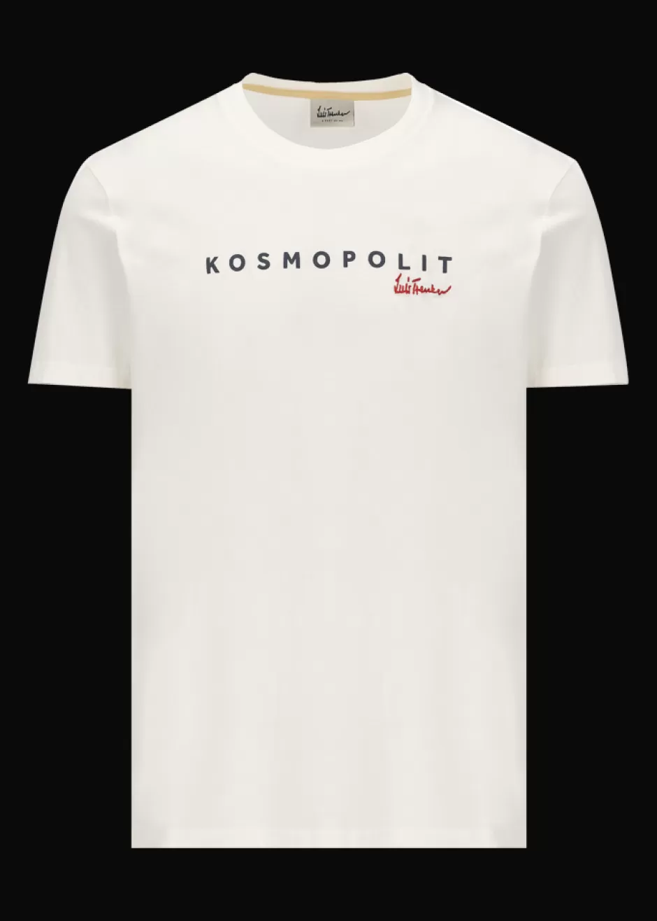 T-Shirt Mit Logostickerei Und Print Kosmopolit>Luis Trenker Clearance