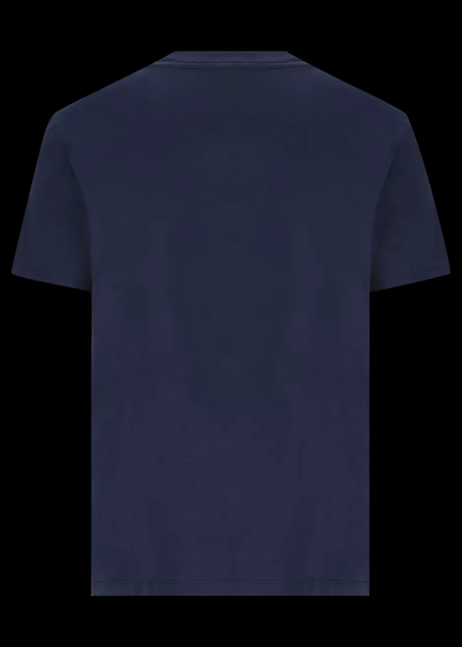 T-Shirt Mit Logostickerei Und Print Kosmopolit>Luis Trenker Shop