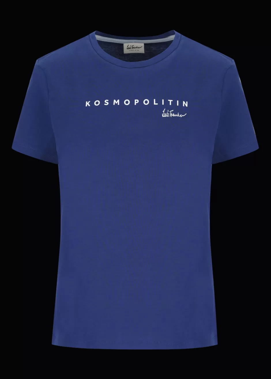 T-Shirt Mit Logostickerei Und Print Kosmopolitin>Luis Trenker Discount