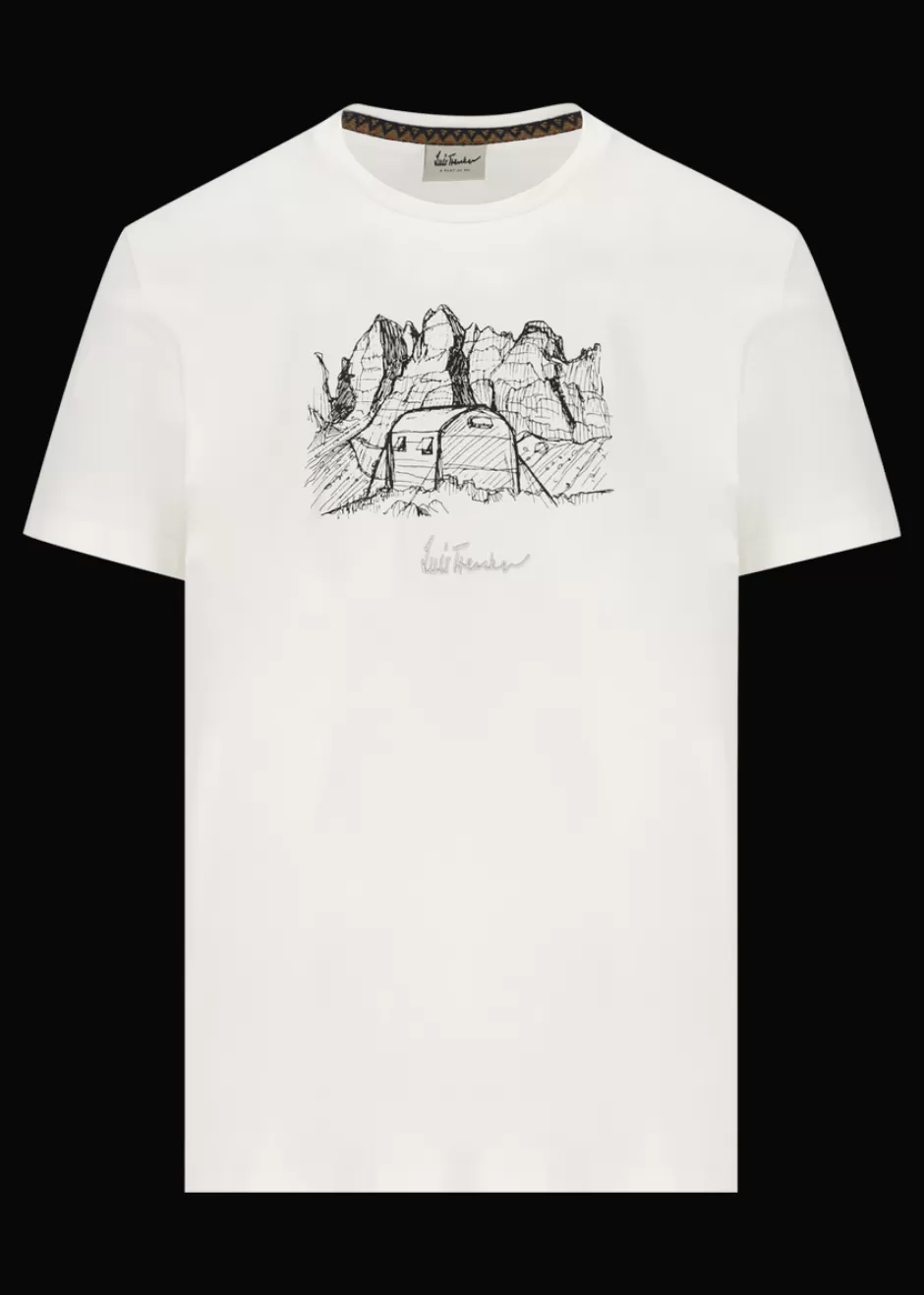 T-Shirt Mit Print Lulubao>Luis Trenker Outlet
