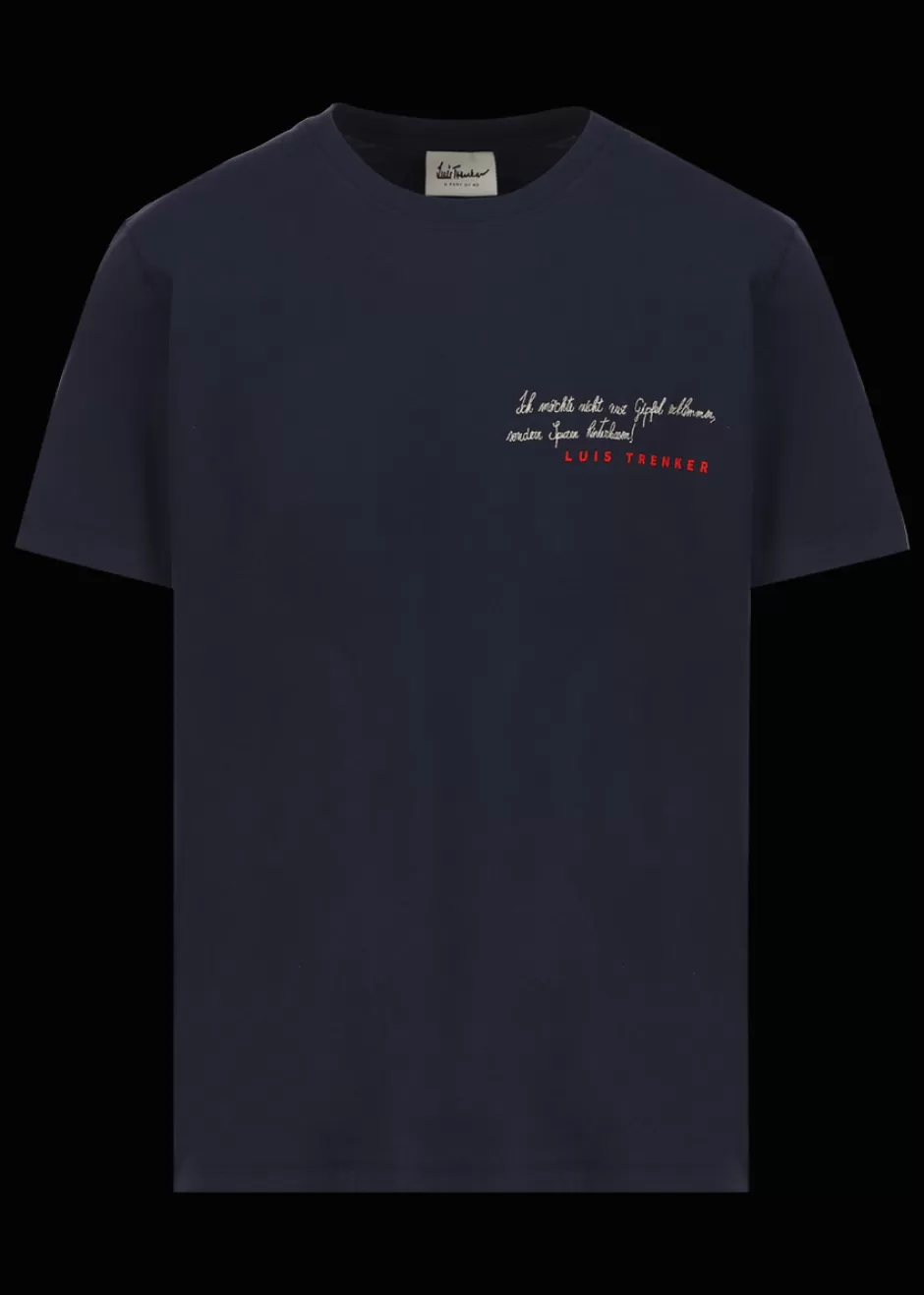 T-Shirt Mit Print Und Stickerei Ludolf>Luis Trenker Best