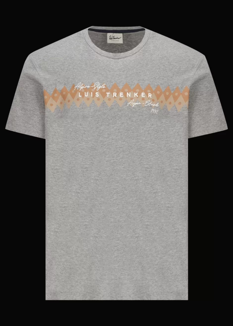 T-Shirt Mit Print Und Stickerei Lulapo>Luis Trenker Fashion