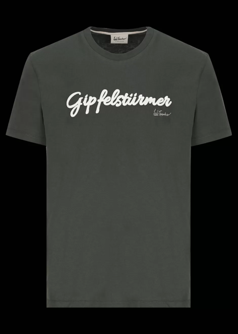 T-Shirt Mit Schriftzug Gipfelstürmer>Luis Trenker Clearance