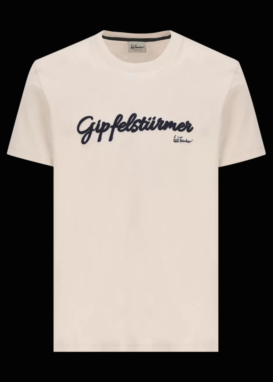 T-Shirt Mit Schriftzug Gipfelstürmer>Luis Trenker Fashion