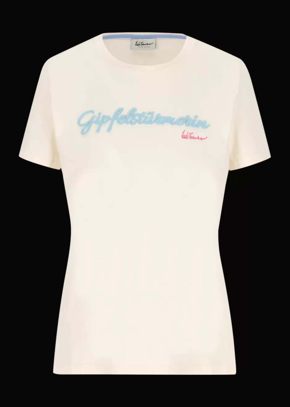 T-Shirt Mit Schriftzug Gipfelstürmerin>Luis Trenker Sale