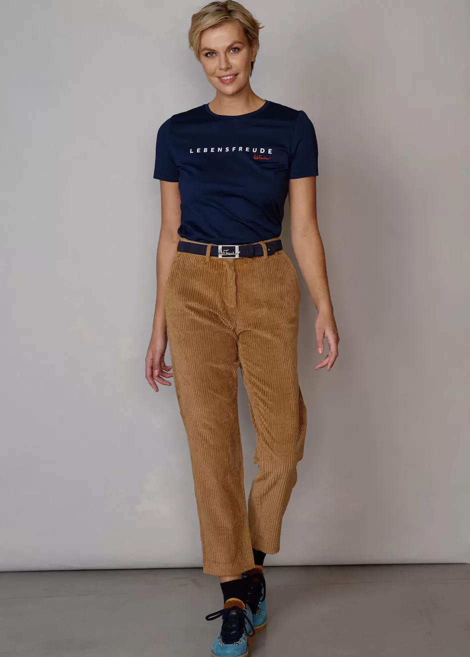 T-Shirt Mit Schriftzug Lebensfreude>Luis Trenker Cheap