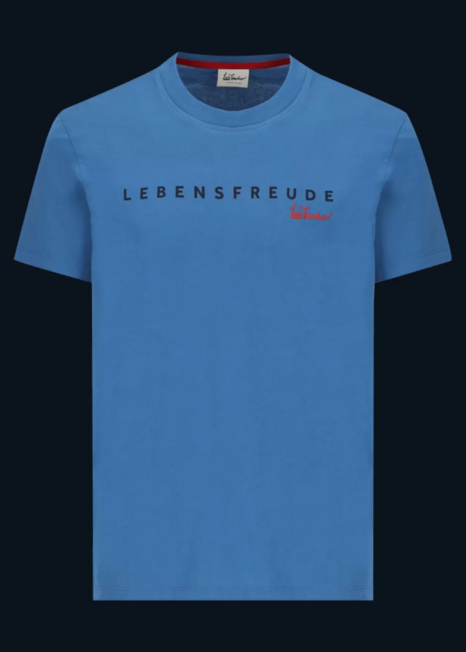 T-Shirt Mit Schriftzug Lebensfreude>Luis Trenker Hot