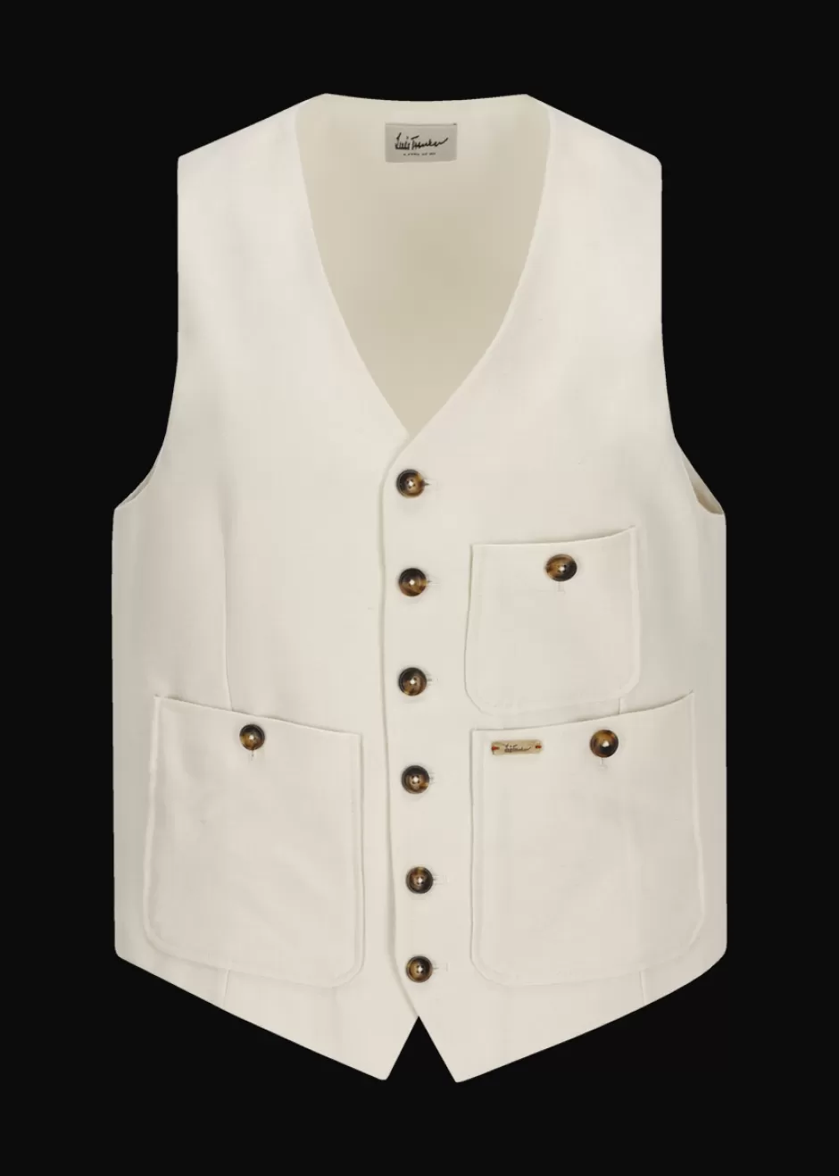 Twill-Weste Luseba>Luis Trenker Cheap