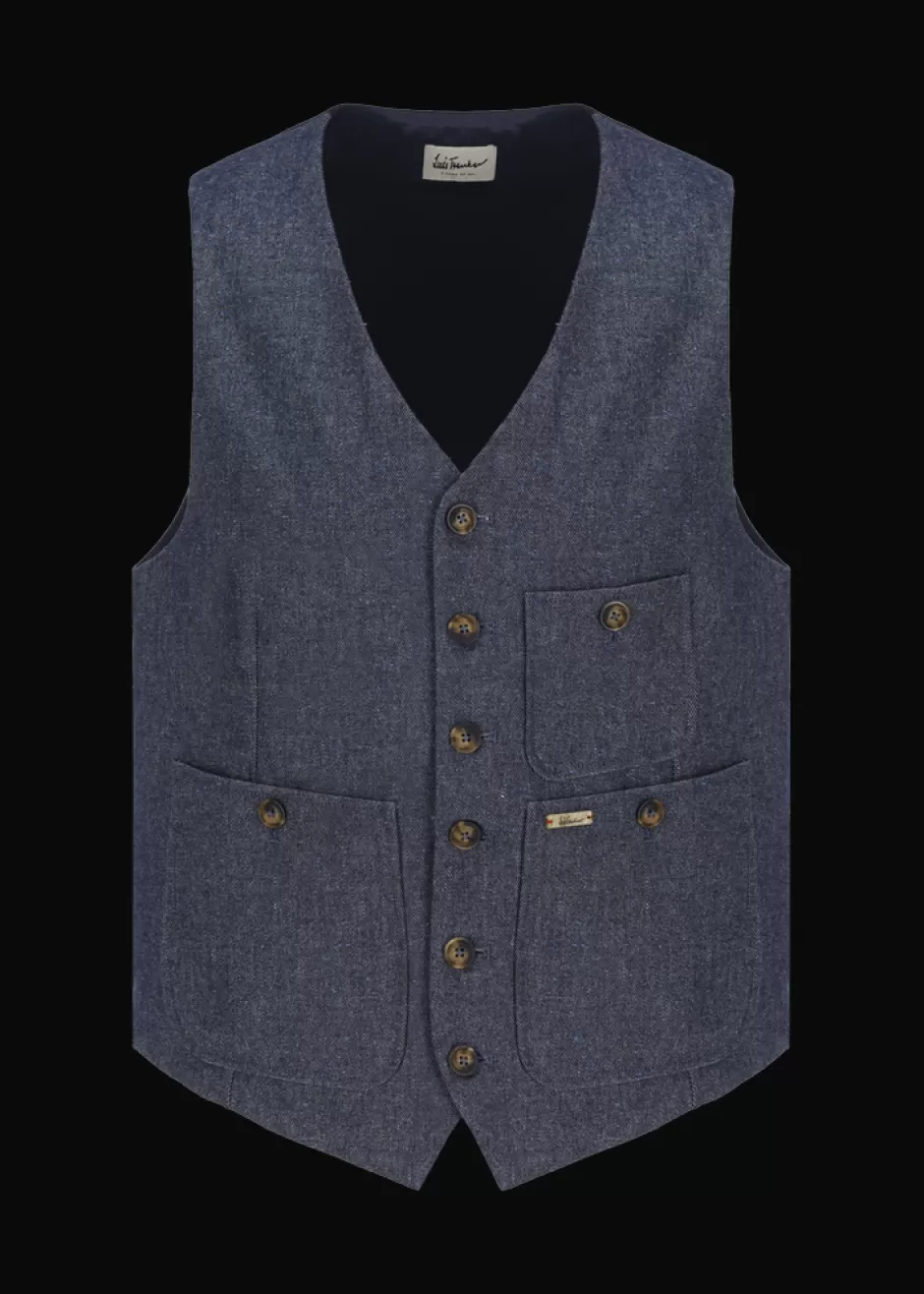 Twill-Weste Luseba>Luis Trenker Online