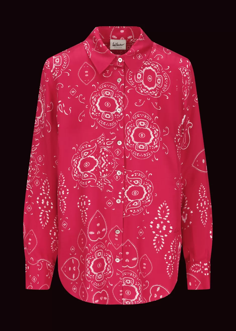 Viskosebluse Mit Bandana-Print Lubarbara>Luis Trenker Hot