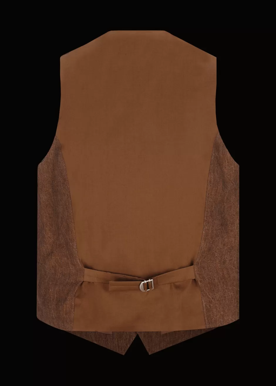 Weste Aus Reinem Leinen Lusebastian>Luis Trenker Fashion