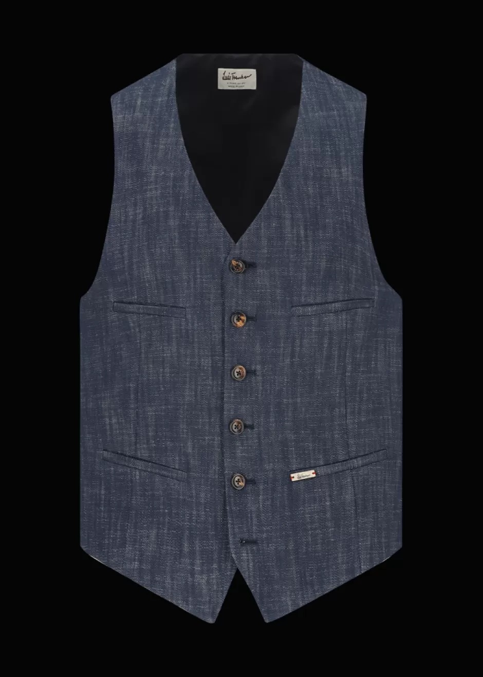 Weste Im Denim-Look Lusebastian>Luis Trenker Outlet