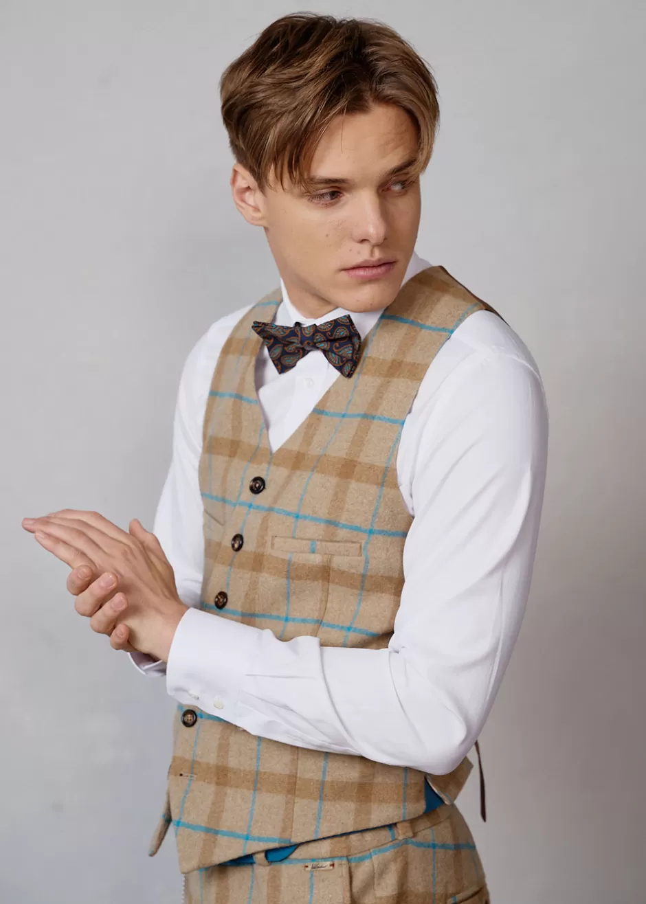 Weste Mit Karomuster Lusebastian>Luis Trenker Fashion