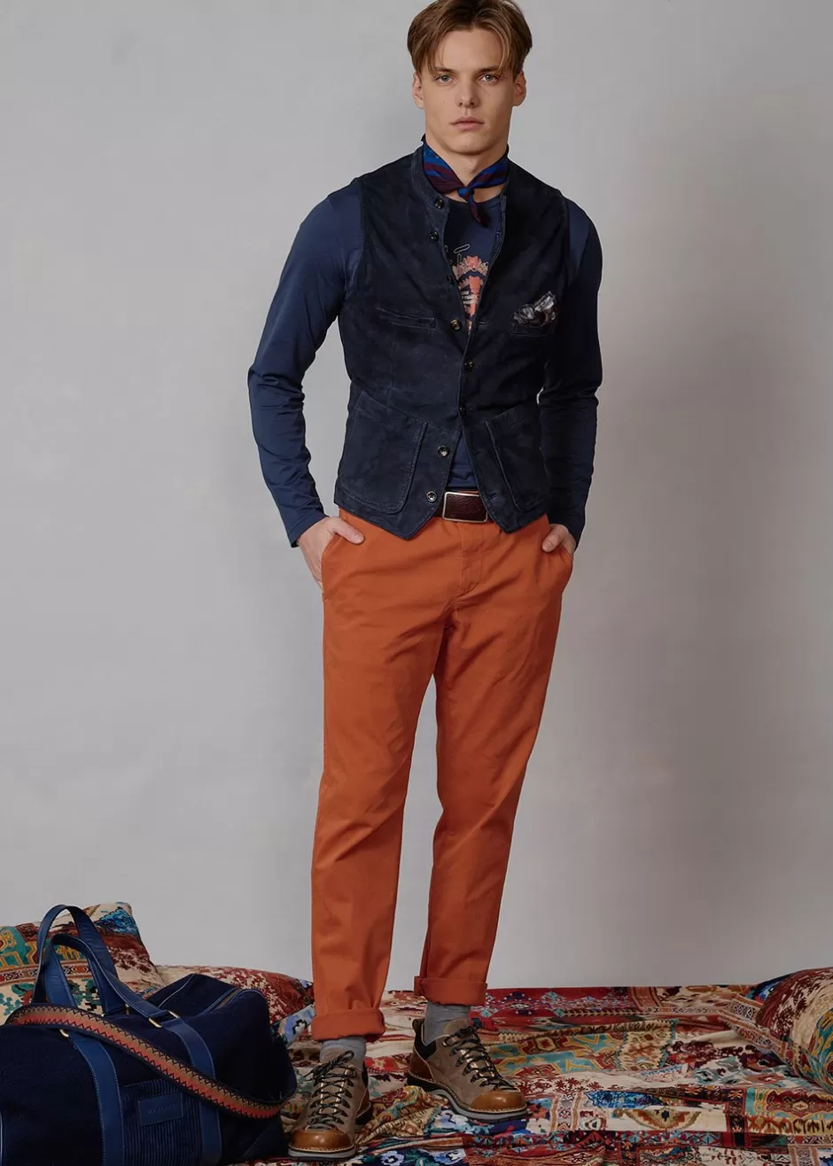 Wildleder-Weste Lusamoele>Luis Trenker Fashion